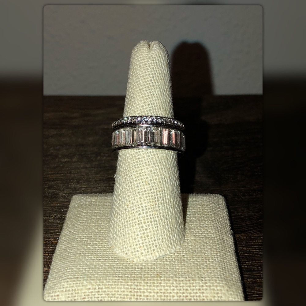 Chloe + Isabel Baguette + Stone Stackable Rings